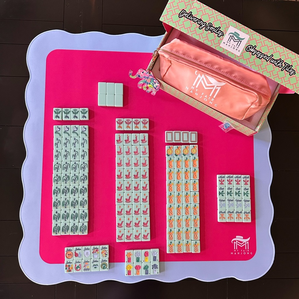 NEW My Fair Mahjong Mahjong Southeast Series Set (tiles, dice, bag, and mat)